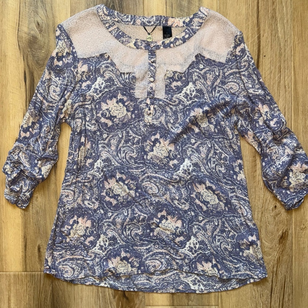 BKE Paisley Print Blouse